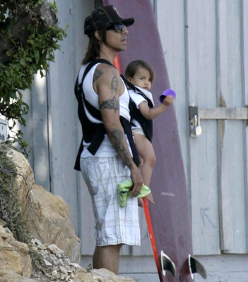 Anthony and Everly Get Their Bearings at the Beach Anthony and Everly Get Their Bearings at the Beach