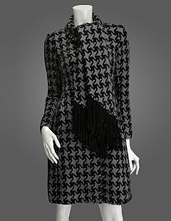 Houndstooth coat