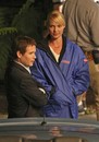 Grey's Katherine Heigl and Entourage's Kevin Connolly rehearse funny scenes from their new film "The Ugly Truth" April 15, 2008