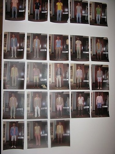Backstage at Perry Ellis Backstage at Perry Ellis