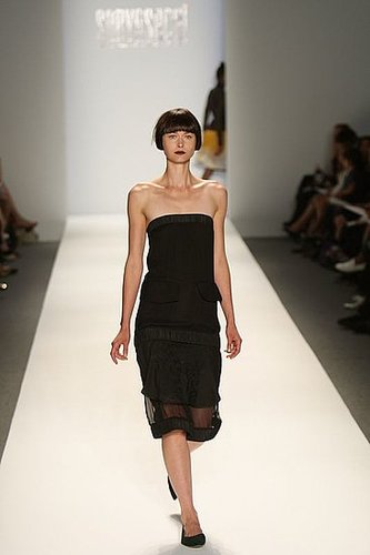 New York Spring 2009 Trend Reports: Black Day Dresses New York Spring 2009 Trend Reports: Black Day Dresses
