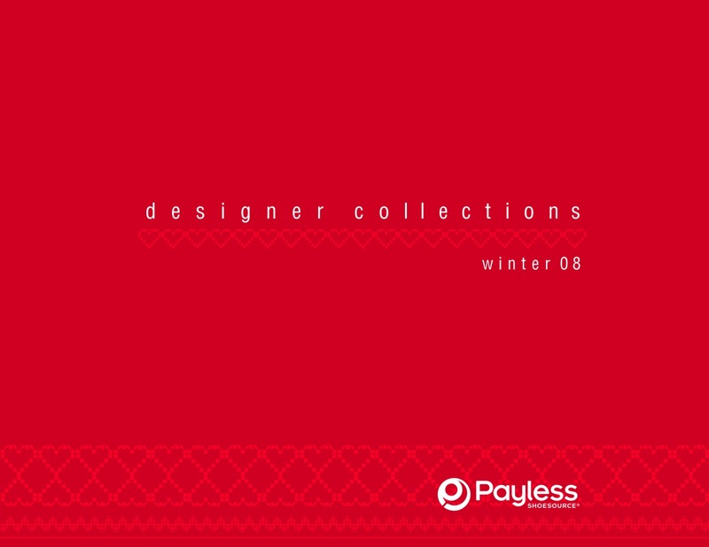 Payless Designer Line Sheets Holiday 2008 Payless Designer Line Sheets Holiday 2008