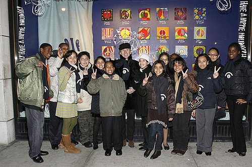 Simon Doonan & New York City students Simon Doonan & New York City students