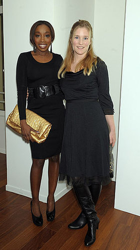 Singer Estelle, actress Natacha Regnier Singer Estelle, actress Natacha Regnier