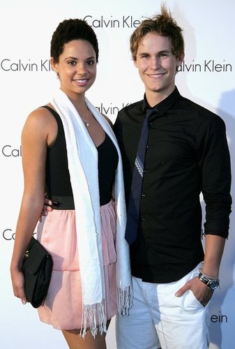 Actor Rhys Wakefield and friend Actor Rhys Wakefield and friend