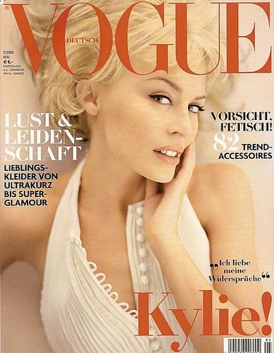 Kylie Minogue German Vogue Cover Girl May 2008