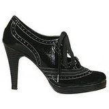 Really cute patent oxford booties for $34!