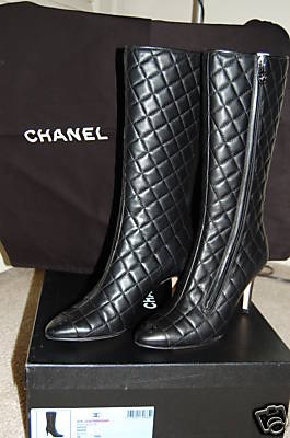Chanel Quilted Boots
