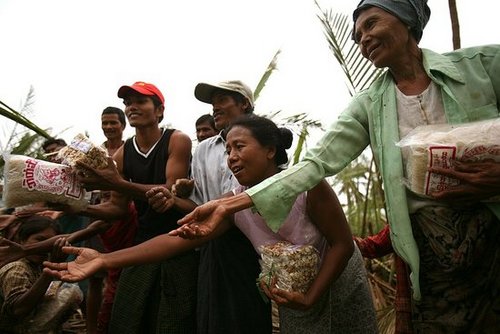 Americans Slow to Donate to Cyclone, Earthquake Victims