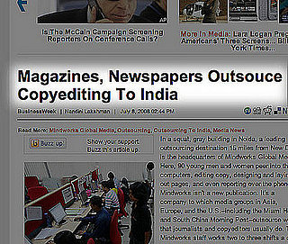 Magazines, Newspapers Outsouce Copyediting to India