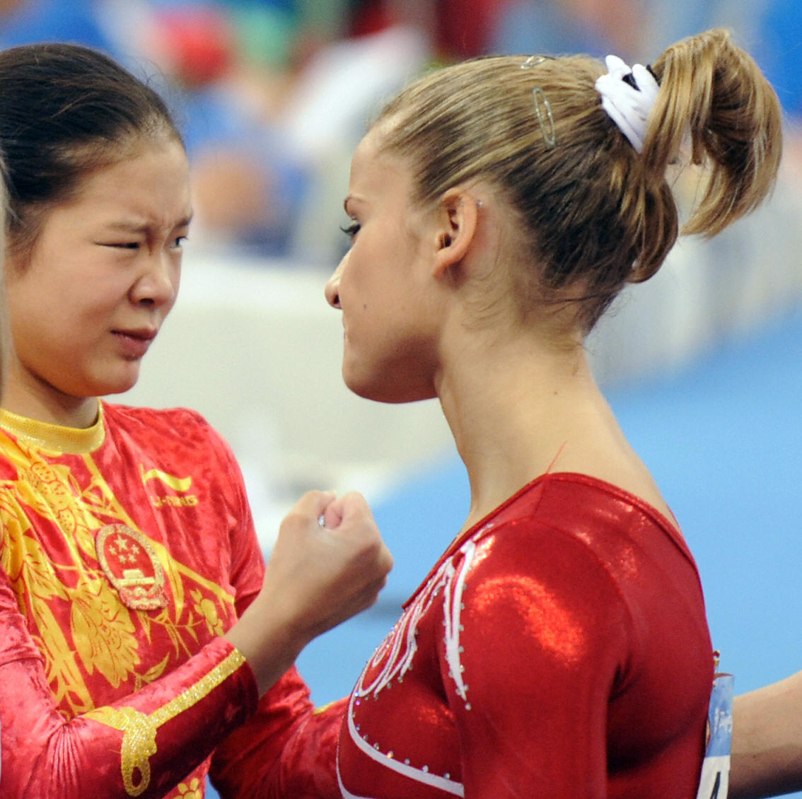 China wins team gold. China wins team gold.