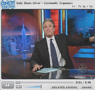 The Daily Show Checks in With Joe the Community Organizer 
