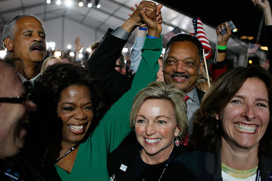 Barack Obama Supporters Party Likes It's 2008