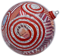 "Impeach Bush" Ornament to Hang on White House Tree 
