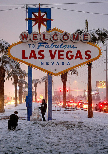 Front Page: Las Vegas Hits The Snow Jackpot