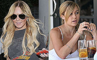 Lindsay Lohan and Lauren Conrad's Blue Nail Polish
