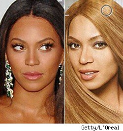 Beyonce in L'Oreal Ad With Lighter Skin