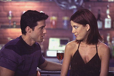 Donna dyed her hair dark later in the series.
Donna dyed her hair dark later in the series.