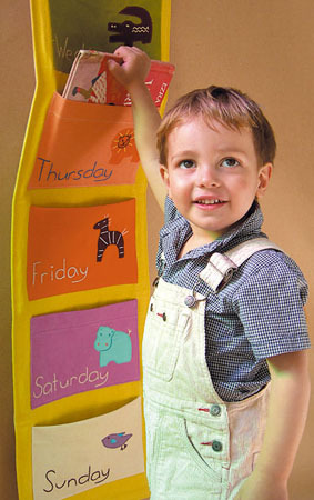 Pimp Your Crib:  Zid Zid Kids Days of the Week