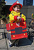 Cardboard Box Fire Truck Halloween Costume