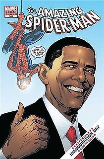 Briefing Book! Obama and Spider-Man Appear in Marvel Comic