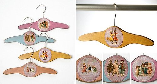 Pimp Your Crib: Children's Wooden Hangers