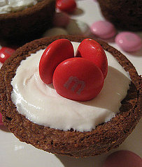 Bite of Love: Colorful Candy Brownie Cupcakes Bite of Love: Colorful Candy Brownie Cupcakes