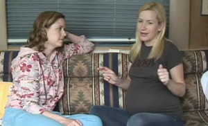 The Office's Angela Kinsey Is Barefoot and Pregnant 