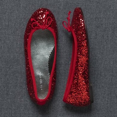 Glittery Shoes For Little Girls