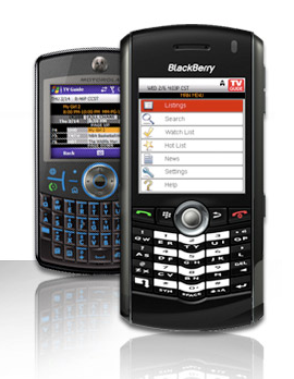 Get TV Guide on Your BlackBerry or Windows Mobile Phone