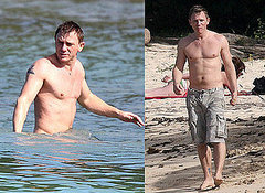 Photos of Shirtless Daniel Craig on Holiday in the Caribbean with Satsuki Mitchell in a Bikini Photos of Shirtless Daniel Craig on Holiday in the Caribbean with Satsuki Mitchell in a Bikini