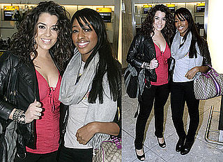 Photos of Alexandra Burke and Ruth Lorenzo Leaving London for Holiday in Mauritius