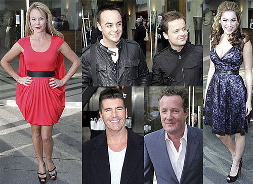Photos Of New Britain's Got Talent Judge Kelly Brook With Ant and Dec, Amanda Holden, Simon Cowell and Piers Morgan