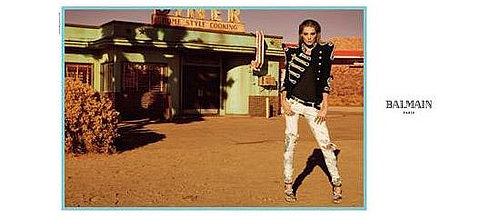 Fab Ad: Daria Werbowy for Balmain