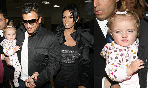 Jordan a.k.a. Katie Price and Peter Andre Arrive in LA with Princess Tiaamii