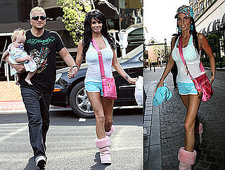 Peter Andre Shows Off His Bleached Hair in LA with Jordan/Katie Price and Princess Tiaamii
