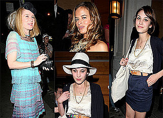 Alexa Chung And Roisin Murphy At The Belvedere Jagger Dagger Event