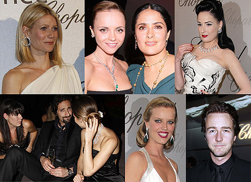 Gallery Of Gwyneth Paltrow, Christina Ricci, Salma Hayek And More Attending The Chopard Party At Cannes 2008.