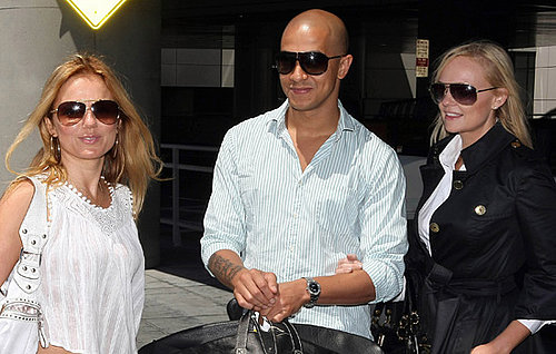 Emma Bunton And Geri Halliwell Arrive In San Francisco For Simon Fuller's Wedding
