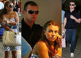 Wayne Rooney And His Bride Coleen Pictured At An Italian Airport Following Their Wedding