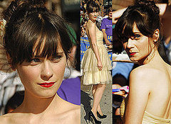 Zooey Deschanel Promoting The Happening On David Letterman