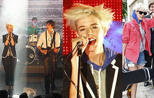 Agyness Deyn Performs "Who" With Five O'Clock Heroes On The Sunday Night Project And Nokia Green Room