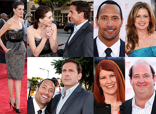 Photos of Anne Hathaway, Steve Carell and his The Office co-stars at the Get Smart premiere