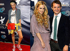 Agyness Deyn Will Play T4 On The Beach – Photos Of Her At "Rebel Rebel" In NYC With Elijah Wood