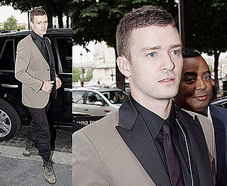 Photos of Justin Timberlake at Givenchy Fragrance Launch in Paris