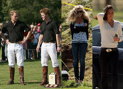 Prince William Joined By Prince Harry, Kate Middleton and Chelsy Davy at Polo Match for His 26th Birthday