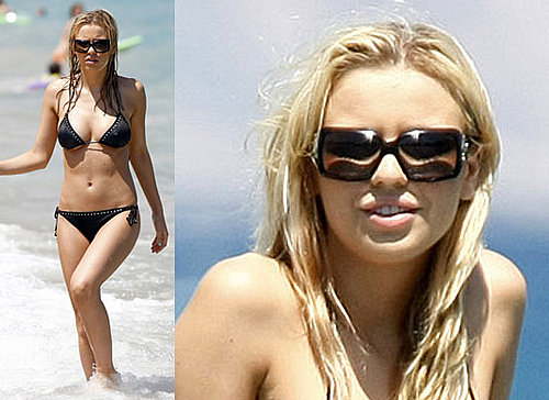 Photos Of Big Brother's Stephanie McMichael In Bikini In Sea On Holiday In Spain