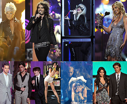 List Of The Winners and Photos From The 2008 MTV Video Music Awards ( VMAs ) Feat Britney Spears, Russell Brand, Pink etc
