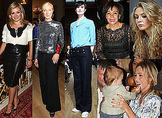 Photos Of Katherine Jenkins, Joely Richardson, Erin O'Connor, Jenny Frost, Shirley Bassey, Tamsin Egerton at London Fashion Week