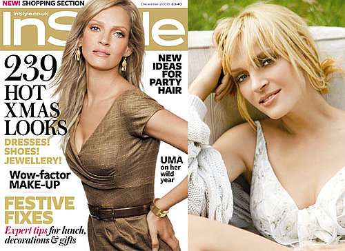 Uma Thurman In InStyle Magazine - Interview Excerpts and Photos